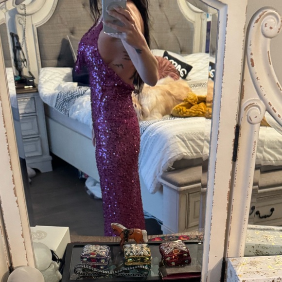 Rat & Boa Verona Sequin Party Cocktail Birthday Formal Dressup Long Dress. - Picture 7 of 8